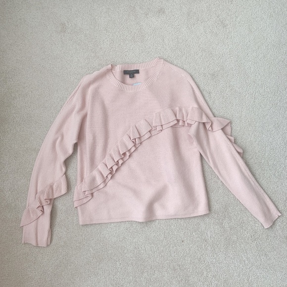 Ann taylor Ribbed Ruffle Sweater - Picture 7 of 8